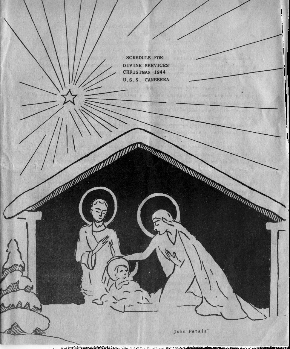 Canberra 1942 Christmas Service cover Page